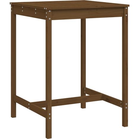 Maison Exclusive - Gartentisch Honigbraun 82,5x82,5x110 cm Massiv