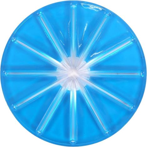 Essuie-Glace Rond pour Robot pâtissier, Protection Anti-éclaboussures à 6 Fils pour tête de mixage,Compatible avec Les Robots de Cuisine à tête inclinable de 4,5 et 5 pintes (Bleu 14cm) (1/5)