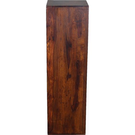 Jaipur Large Lamp Table - Sheesham Wood - L25 x W25 x H85 cm - Honey Dark Finish