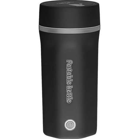 Bouilloire électrique de voyage portable 500 ml en acier inoxydable, 300 W, étanche, double paroi, avec fonction maintien au chaud. (1/5)