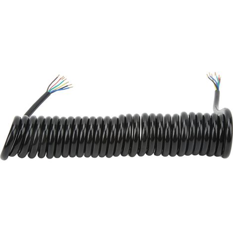 12,8 Fuß (ca. 3,9 m) langes, 20 AWG 7-adriges Polyurethan-Kupfer-Verlängerungskabel für Anhänger, Verlängerung für Abschleppwagen und Wohnmobile (1/5)