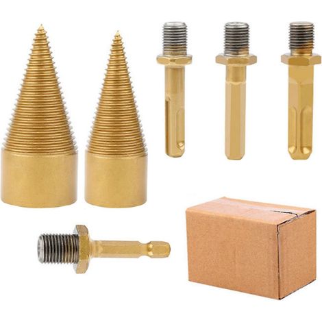 Perceuse à bois, fendeuse à bois, perceuse à bois robuste, coffret de perçage, fendeuse à bois électrique amovible, perceuse (1/5)
