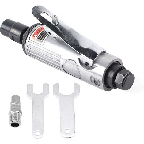 Smerigliatrice pneumatica da 3/6 mm, kit per levigatura, lucidatura e incisione, 90 PSI (1/5)