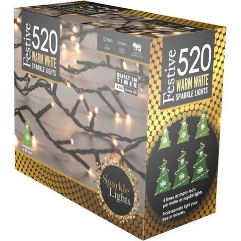 Sparkle Lights - Warm White - 520 LED Lights (P011300) (1/5)