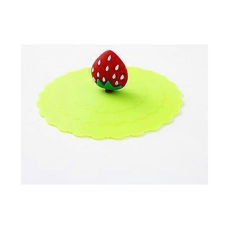 Lot de 4 couvercles en silicone pour tasses, 10 cm, anti-poussière, réutilisables et de qualité alimentaire, pour café, vin et autres boissons à la maison ou au bureau. (1/5)