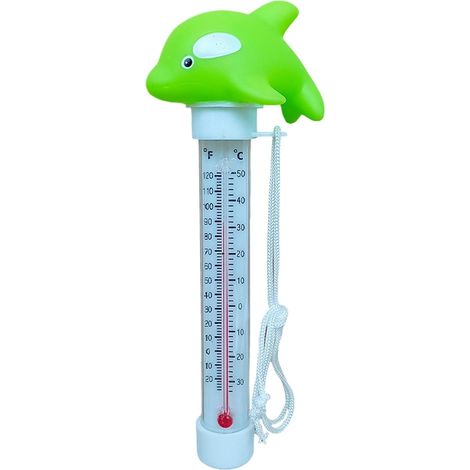 Thermomètre flottant pour piscine - Flottant avec corde et lecture facile Jouet de bain résistant aux chocs, spa et bain à remous Équipement de piscine Thermomètre corde résistante aux chocs (1/5)