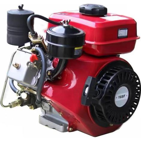 Moteur diesel haute puissance refroidi par air, réservoir 168f, batteuse, micro-fraise agricole, pompe à huile, groupe électrogène (1/5)