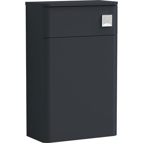 Nuie Core Back to Wall WC Toilet Unit 500mm Wide - Satin Anthracite (1/3)