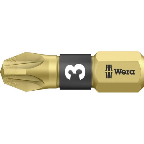 Wera 855/1 BDC PZ 3 punta cruzada acero 6,3 mm
