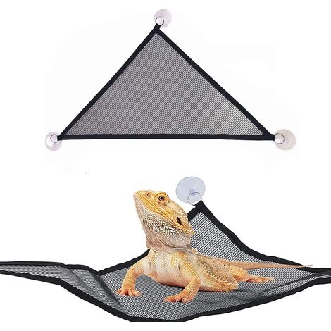 2 Pièces Hamacs de Reptiles, Hamac LéZard, Hamac Lézard Reptile, Reptile Hamacs Suspendu Mesh, Hamac Lézard Reptile, pour des Reptiles Tels Que des Lézards, des Serpents, des Geckos (1/5)