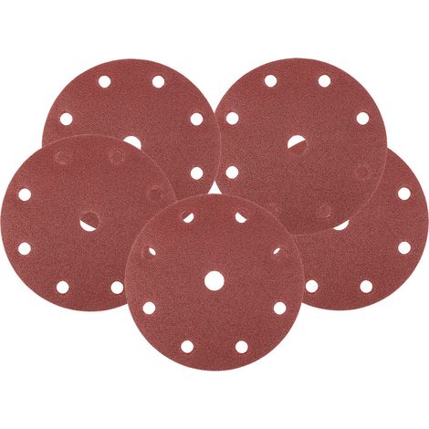 Schleifscheiben 150 mm, P80, 5 Stück, mit 9 Löchern für 04-721 (1/5)