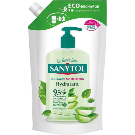 SANYTOL - Sanytol recharge savon antibactérien hydratant 500 ml