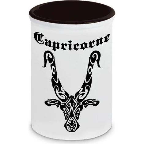 Pot à stylos en céramique  Capricorne Cbkreation