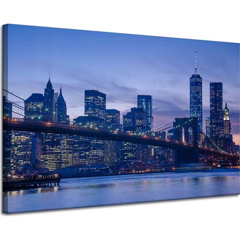 Stampa su tela "Architettura di New York" 120x80 cm
