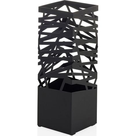[NEUWERTIG] B-Ware hjh LIVING PLUVARIS Schirmständer Metall Schirmhalter Stahl mit 2 Haken Schwarz (1/2)
