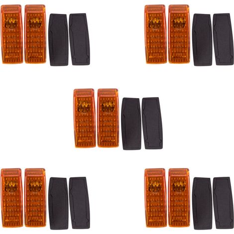 10 piezas de cubiertas amarillas para luces intermitentes de coche para W124 R129 W140 W202 W201