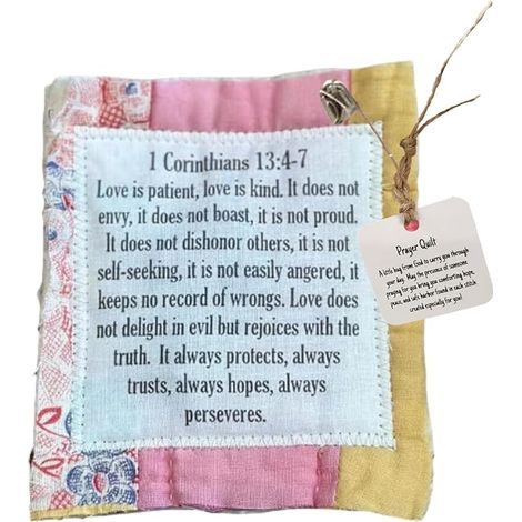 Gebetsdecke mit innenliegendem Kreuz, handgefertigt, einzeln genäht, farbenfroh, Gebetstaschenüberzug, Mini-Gebetsdecke, Ausdruck des Beileids, christliches Geschenk (Typ A) (1/4)