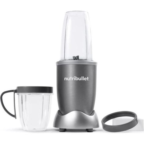 Blender - NUTRIBULLET - NB606DG - 600 W - 2 tasses incluses 700 ml et 500 ml - Gris - Sans BPA (1/4)