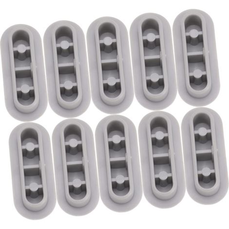 Joint de Siège de Toilette en Plastique, Lot de 10, Adhésif Pads Autocollants, Usage Maison et Bidet, Renfort de Stabilité, Accessoires de Remplacement (1/5)