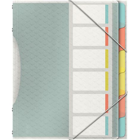 Esselte clasificador colour?ice 6 separadores 266x320x20 mm polipropileno colores surtidos (1/3)