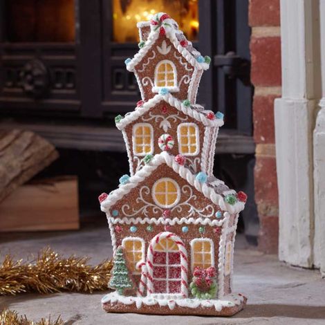 30cm Large Candy Townhouse Christmas Decoration (1/2)
