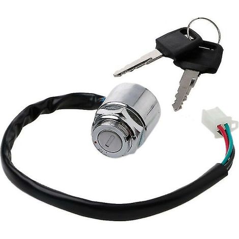 CREA 4 fils Atv moto moteur moteur Pit Dirt Bike clé de contact bouton de commutation