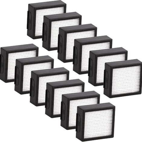 12-Pack Remplacement Filtres avec iRobot Roomba i & e i7 e5 e6 + J7 Pièces de Rechange po (1/4)