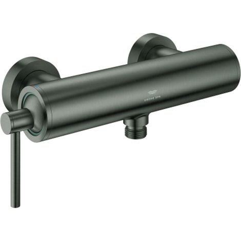 GROHE Miscelatore monocomando per doccia Atrio 24366 montaggio a parete hard graphite spazzolato, 24366AL0