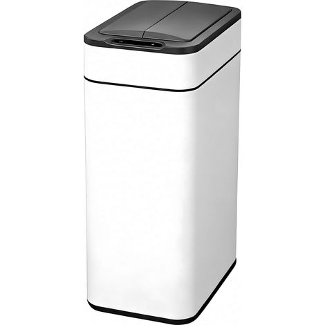 SVITA SE60L Poubelle à capteur Poubelle de cuisine automatique Blanc