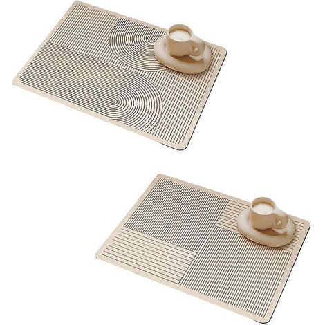 Plats séchage tampon eau absorbing café machine tampon quick séchage comptoir carpet anti skid drainage tampon (1/5)