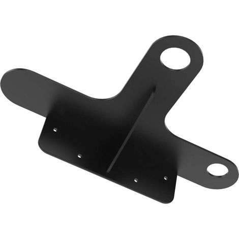 Sapho Tetris - Support pour lavabo, trou de robinetterie à droite, noir mat TZ420 (1/5)