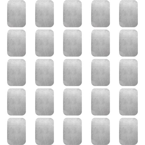 Plaque de couverture de trou de clé, 25 pièces, écussons de réparation en fer, plaques de réparation de serrure de porte auto-adhésives, plaques de couverture de trou de serrure décoratives (1/5)