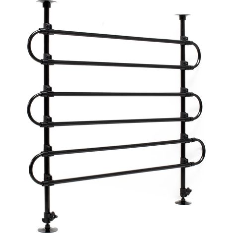 Wiltec Hundegitter fürs Auto Modell C, 60-117cm hoch, 82-140cm breit, Stufenlos verstellbar, Trenngitter universell einsetzbar für Kofferraum (1/4)