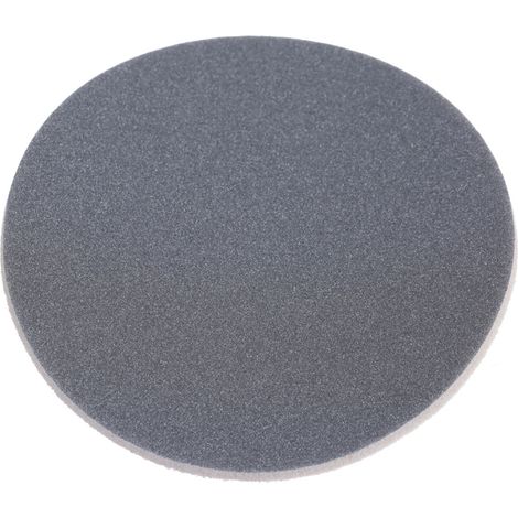 Ortviai Disques abrasifs ronds en éponge flockée 125 mm (300-400) pour ponceuse à velcro (1/5)
