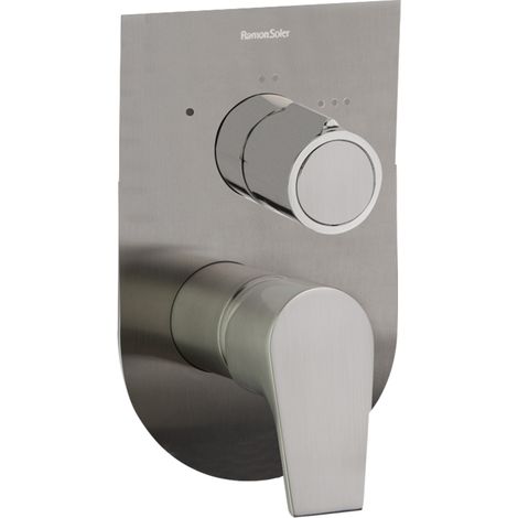 Mitigeur de douche à encastrer 3 voies URBAN CHIC, Nickel Brossé - 211503SNC (1/2)