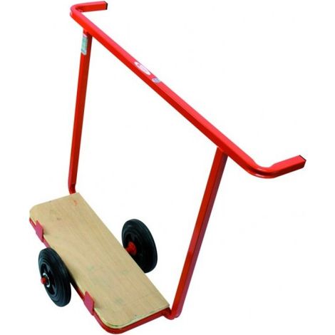 Taliaplast – Chariot porte-plaques 2 roues – Dimensions 600 x 200 mm – Charge max 450 kg – Structure acier peinture époxy – Livré monté (1/2)