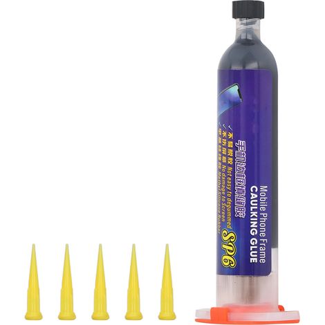 Colle de réparation pour écran de téléphone haute résistance, mastic d'étanchéité pour écran incurvé, durcissement 30 min, SP6 blanc laiteux (1/5)
