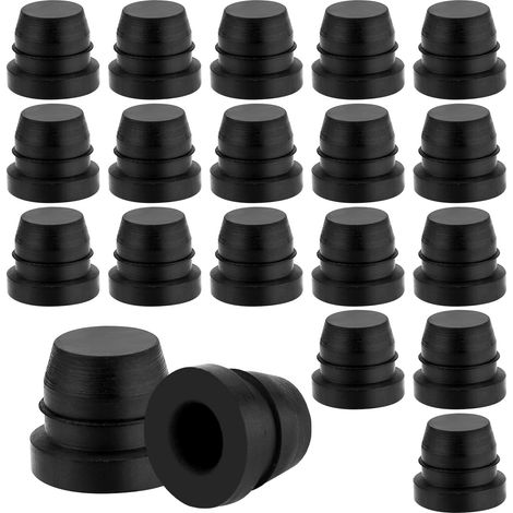 20pcs Bouchon de Purge de Frein, Bouchon de Purge de Frein Étanche Bouchon de Graisse Bouchon de Graisse Capuchon de Graisse en Caoutchouc pour Systèmes de Freinage de Moto et de Voiture