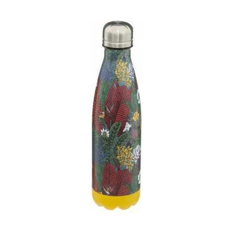 BORRACCIA TERMICA Iso Floral rossa 500ml acciaio inox