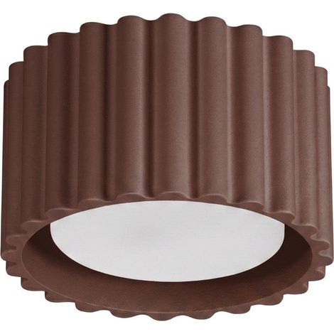 Plafones AURA marrón aluminio 1xGx53 10cm Sollux (1/2)