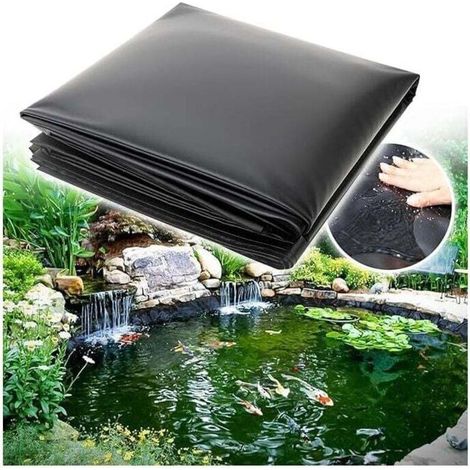 Liner de bassin pour bassin à poissons, piscine, à membrane renforcée 3 m x 2 m 20S(0.20mm),membrane de piscine-Crezuo (1/4)
