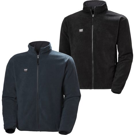 Helly Hansen Manchester Zip In Fleece Arbeits-Sweatshirt - XL - Blau