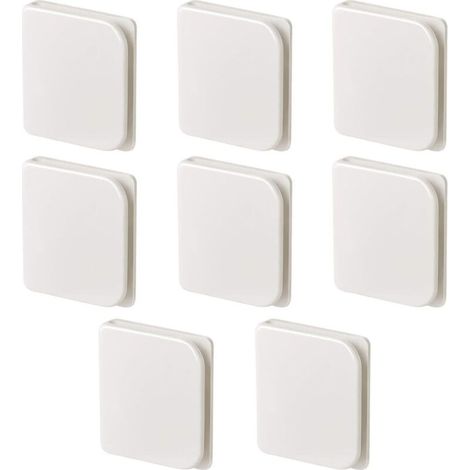 8 Pièces Clips De Rideau De Douche, Clips De Rideau De Douche Autocollants, Clips De Fixation De Rideau De Salle De Bain, Au Balcon