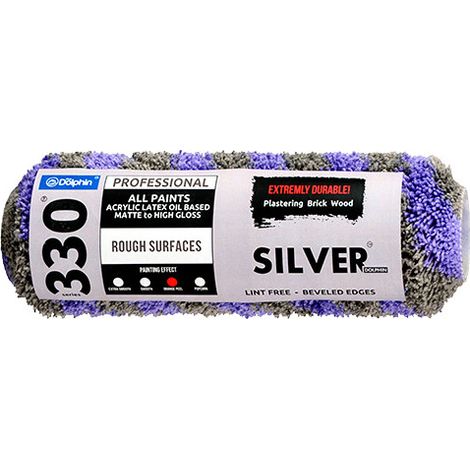 Rouleau Blue Dolphin Silver SR25W20 Série 330 Surfaces rugueuses
