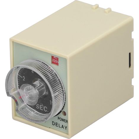 Relais temporisé ST3PF 10S, longue durée de vie, fabrication soignée, boîtier ABS compact. (1/5)