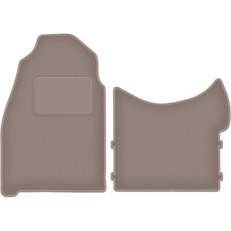 Tapis avant beiges pour fourgonnette Mercedes Sprinter II (2006-2019)