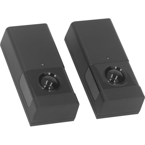 Türöffner-Infrarotsensor 940 nm, 30 m Reichweite, Einzelstrahl-Fotozelle, 12–24 V, für mehr Sicherheit im Haushalt, Schwarz (1/5)