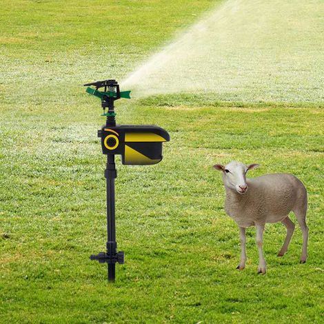Répulsif pour Animaux Solar,Anti Animaux,Répulsif d'animaux avec Détecteur de Mouvement,Noir,jusqu'à 120 m² (1/5)