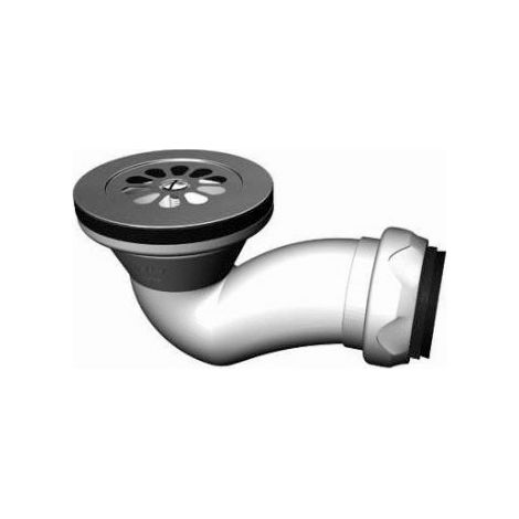 FPLUS valvula sif.ducha 1 1/2 40 s/horiz.inox v-8 i-104 , Válvula de desague de plato de ducha
Para salida horizontal
con sifón tipo pipa
diámetro 80 mm.
 I-104