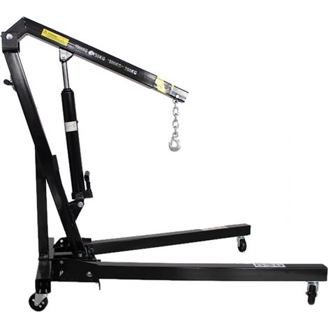 Gru idraulica a carrello pieghevole SOGI Z1-01 capretta portata 1000 kg (1/8)